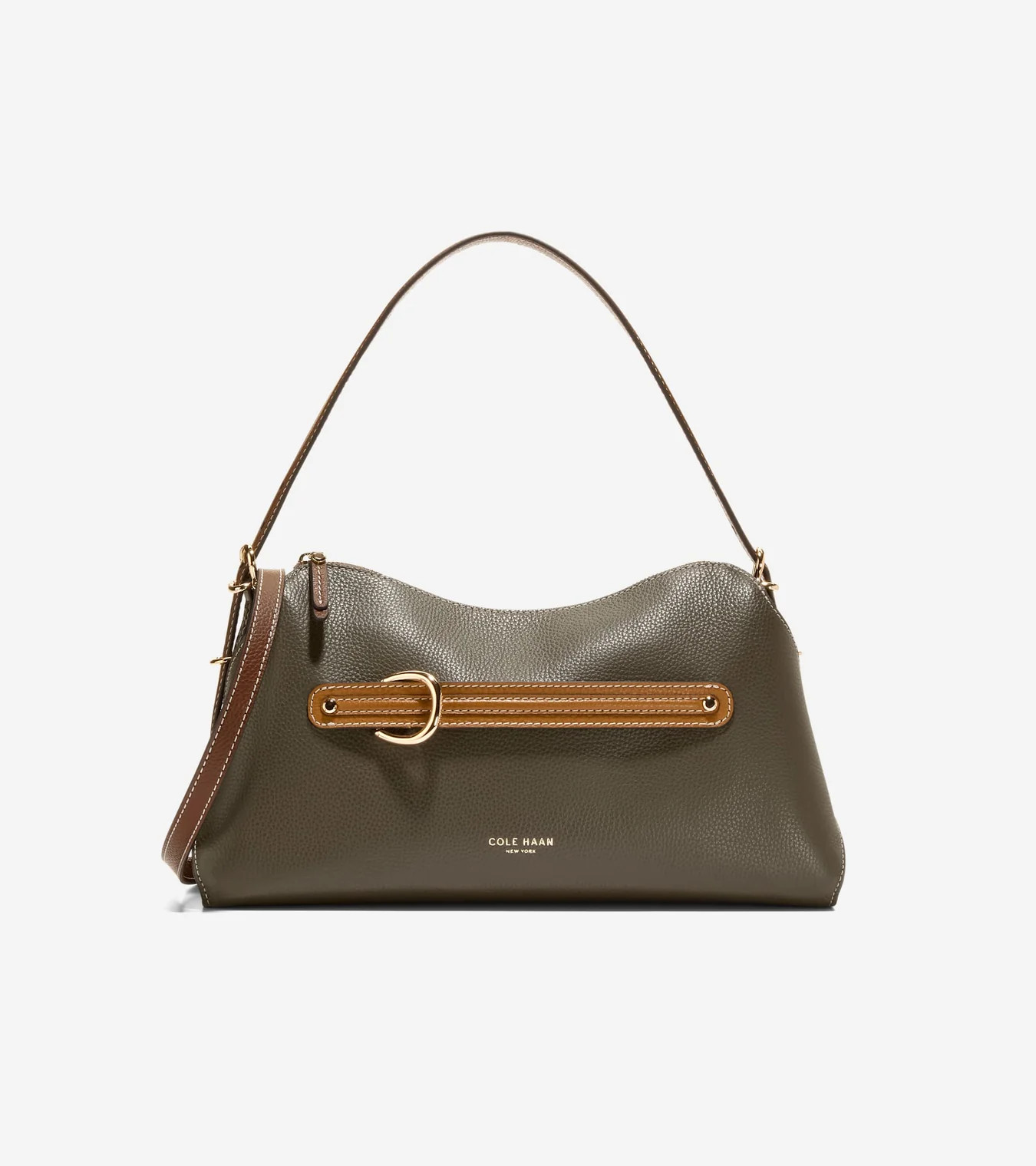 Women's Vivianne Shoulder Bag in Green | Cole Haan | Cole Haan (US)