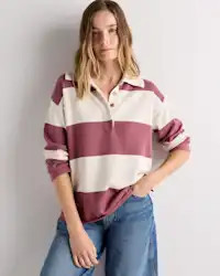 Cotton Cashmere Rugby Polo Sweater | Quince