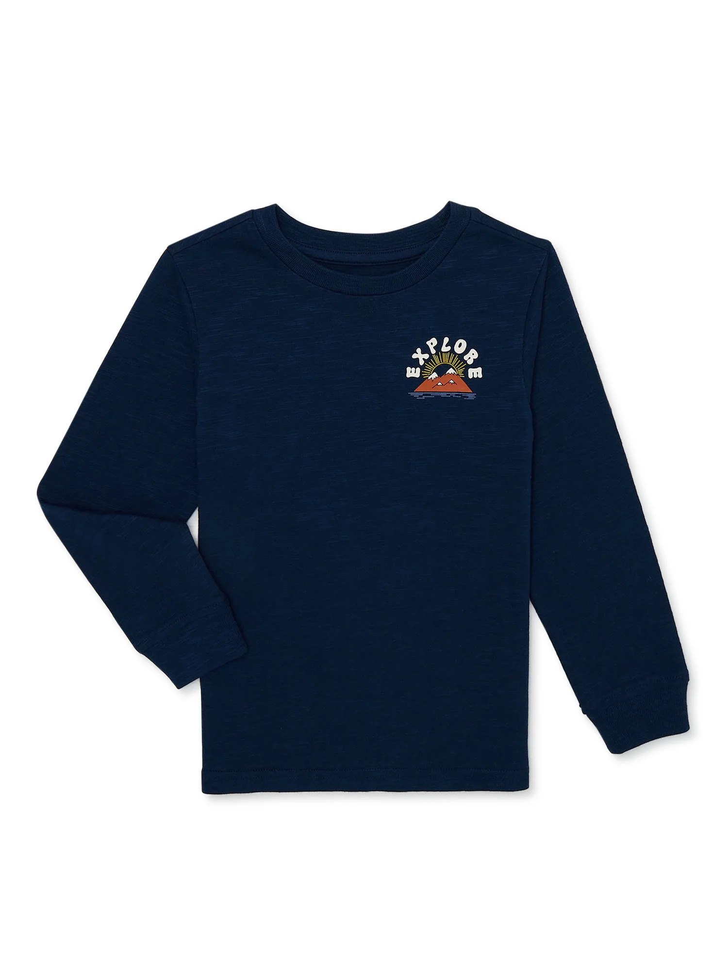365 Kids From Garanimals Boys Long Sleeve Explore T-Shirt, Sizes 4-10 | Walmart (US)