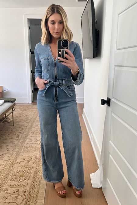 Stepping into the weekend feeling chic and wallet-friendly with this flawless denim jumpsuit - all style, no splurge! I’m wearing an XS.

#LTKsalealert #LTKFestival #LTKfindsunder100