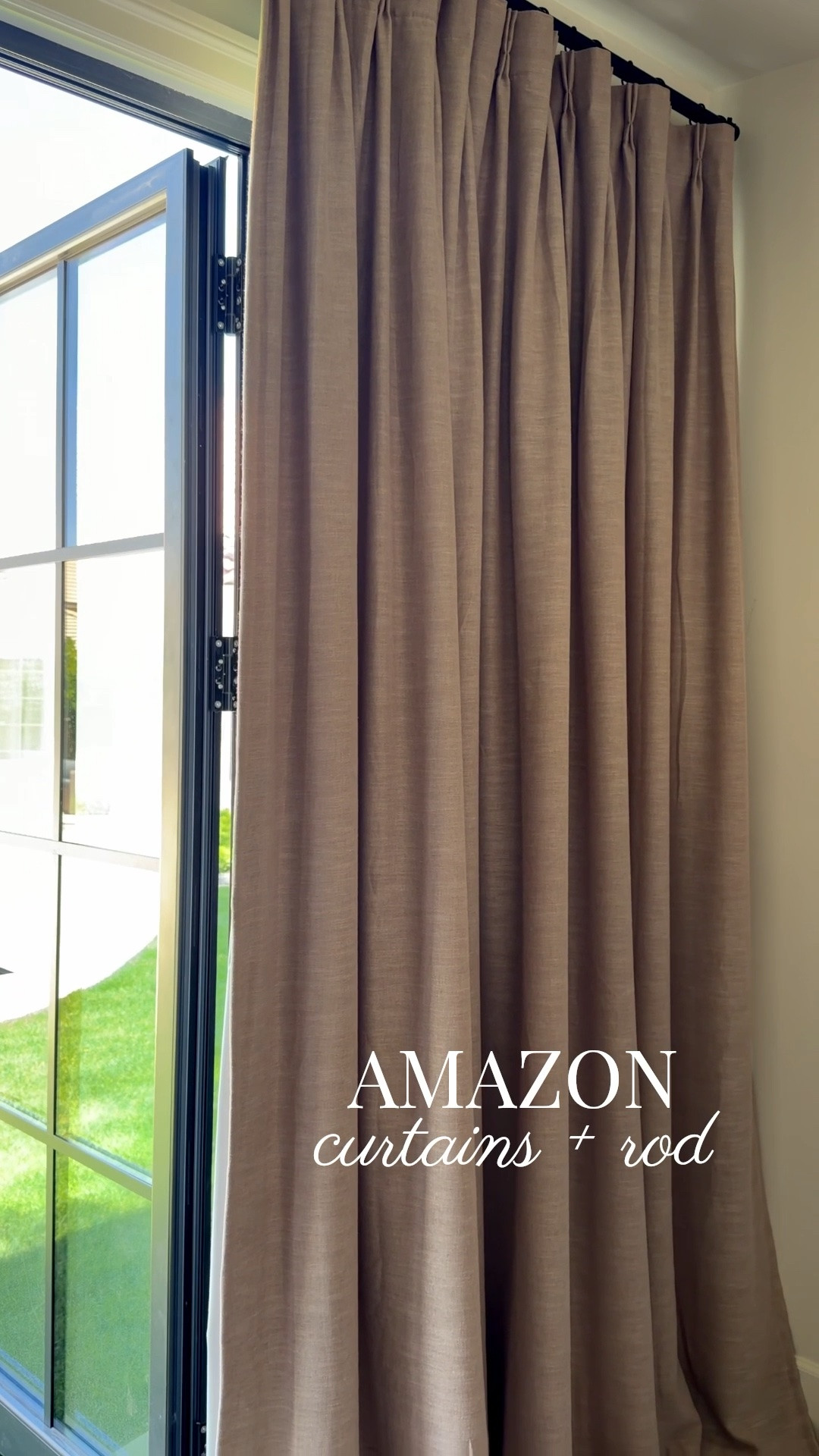 Love these!!! Designer look for less— blackout curtains, linen look and tons of size + color options. Plus this rod is the best I’ve ever found. It’s solid and available in long lengths!! 

#amazon #curtains #lookforless #homehacks

#LTKdayinmylife #LTKHome #LTKSaleAlert