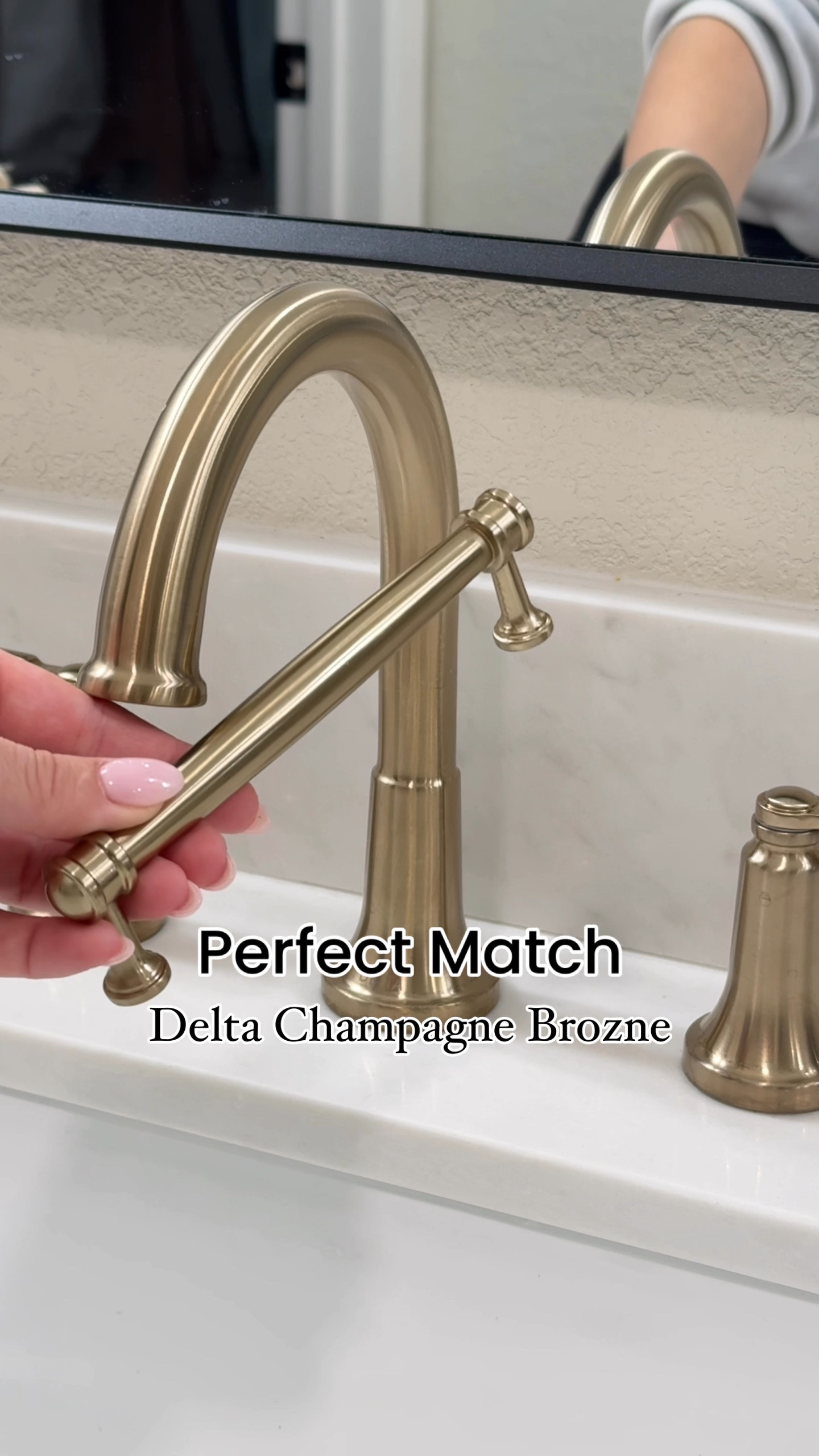 No gold tone is alike and matching champagne bronze can be so difficult! Look no further, I’ve found the PERFECT MATCH, for Delta’s champagne bronze. 
These cabinet pulls and knobs are made specifically to match Delta’s champagne bronze color. 

•••
Cabinet hardware, gold hardware, gold cabinet handle, champagne bronze cabinet handles, cabinet pulls, knobs, gold knobs, bathroom makeover, bathroom decor, bathroom accessories, gold faucet, bronze faucet, bathroom faucet, modern bathroom, luxury bathroom, spa like bathroom 


#LTKStyleTip #LTKHome #LTKFindsUnder50