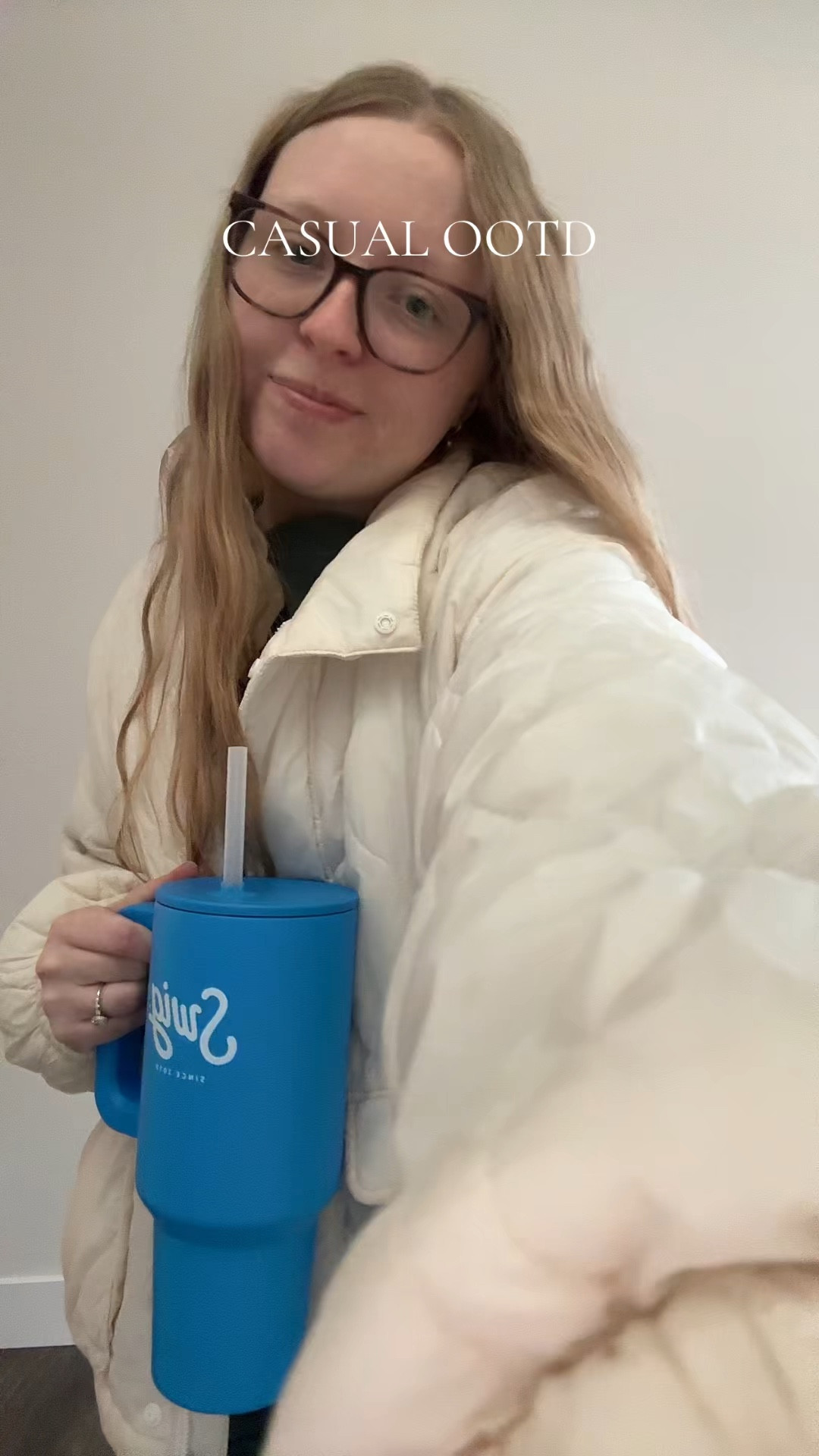 Casual outfit. Linked similar jacket and crewneck 💌