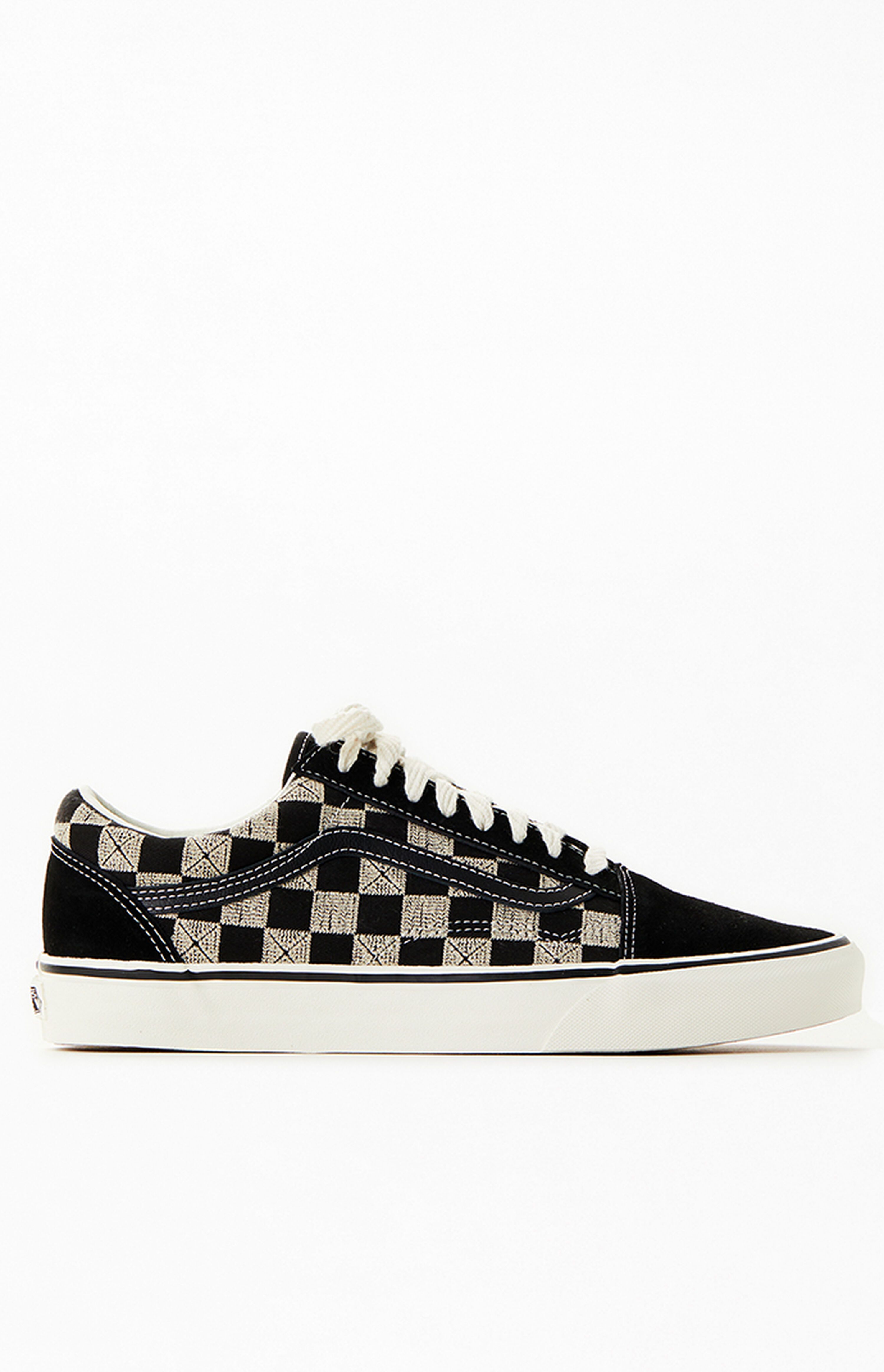 Vans Old Skool Stitch Checkerboard Shoes | PacSun