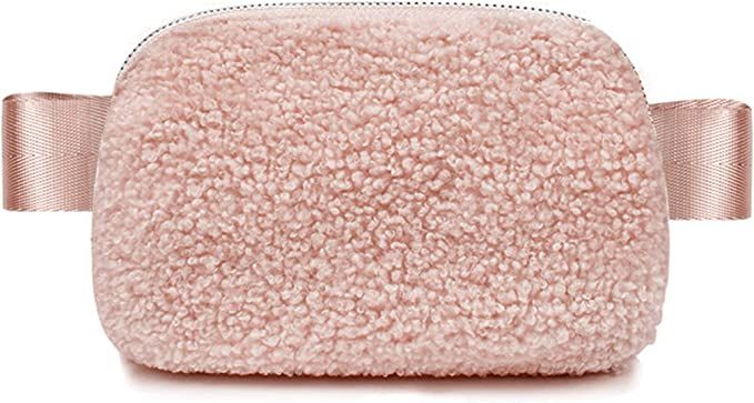 YOSHUYUKI Mini Everywhere Belt Bag Fleece Sherpa Small Size Fanny Pack Crossbody Bags for Women T... | Amazon (US)