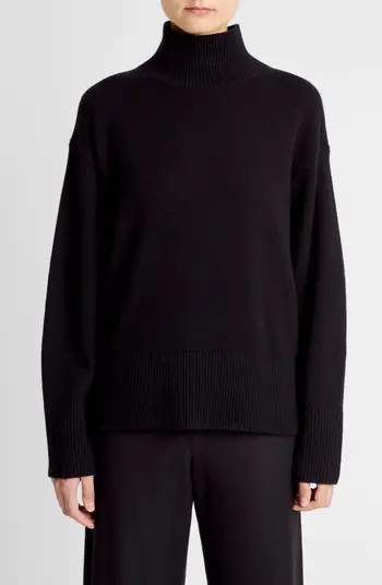 Wool & Cashmere Mock Neck Tunic Sweater | Nordstrom