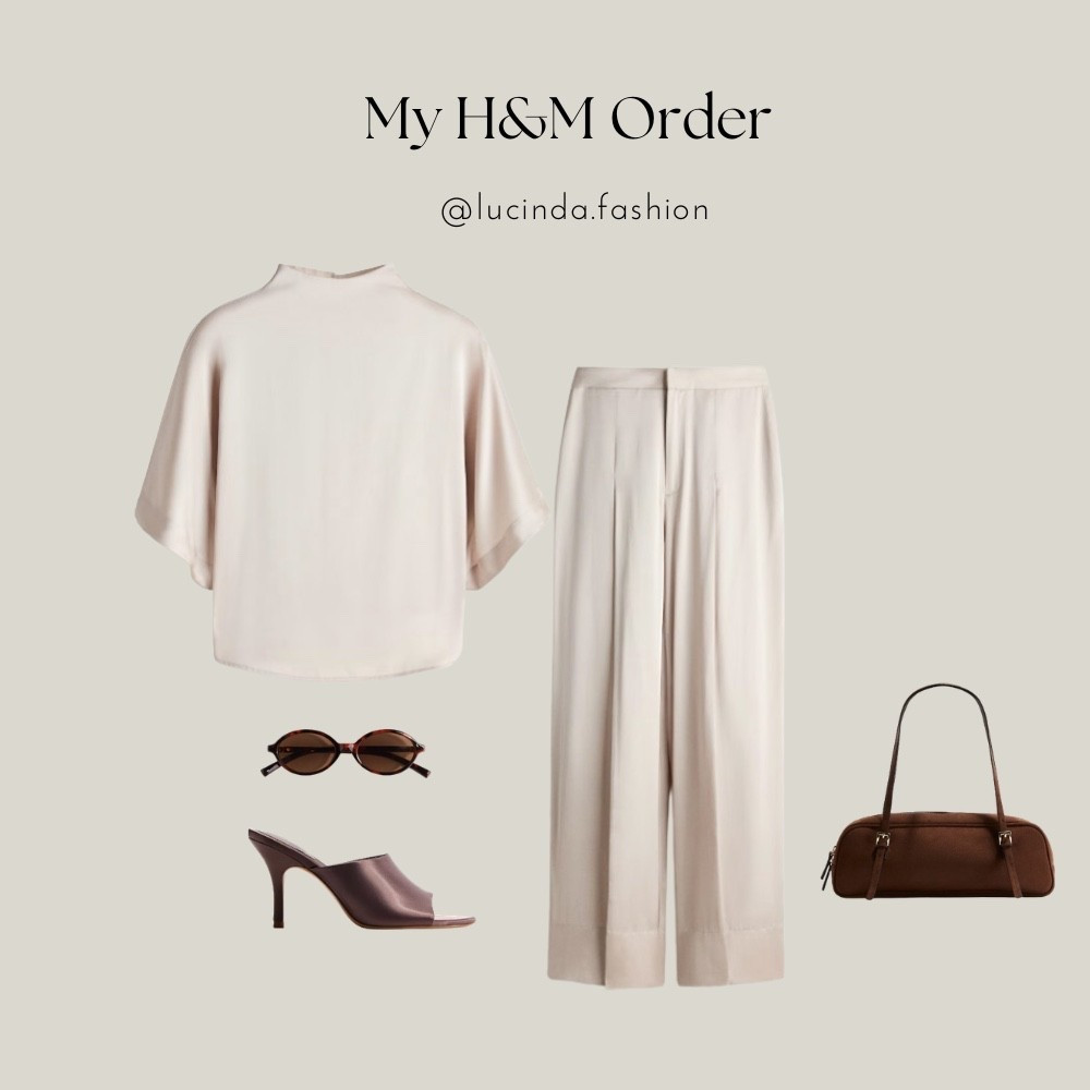 My H&M order 🤎🤍

How gorgeous is this new in outfit from H&M this would be perfect for an evening out 🫶

Such a gorgeous put together outfit 

Cream top cream trousers

#LTKuk #LTKsummer #LTKautumn