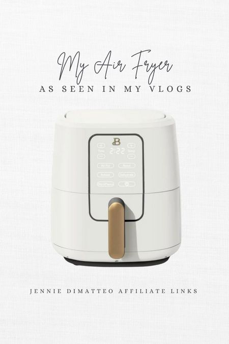 I love this air fryer because it looks so pretty sitting out on my counter instead of feeling like extra clutter!

Beautiful by Drew. White kitchen appliances. White air fryer. Kitchen appliances  

#LTKHome #LTKFamily #LTKGiftGuide