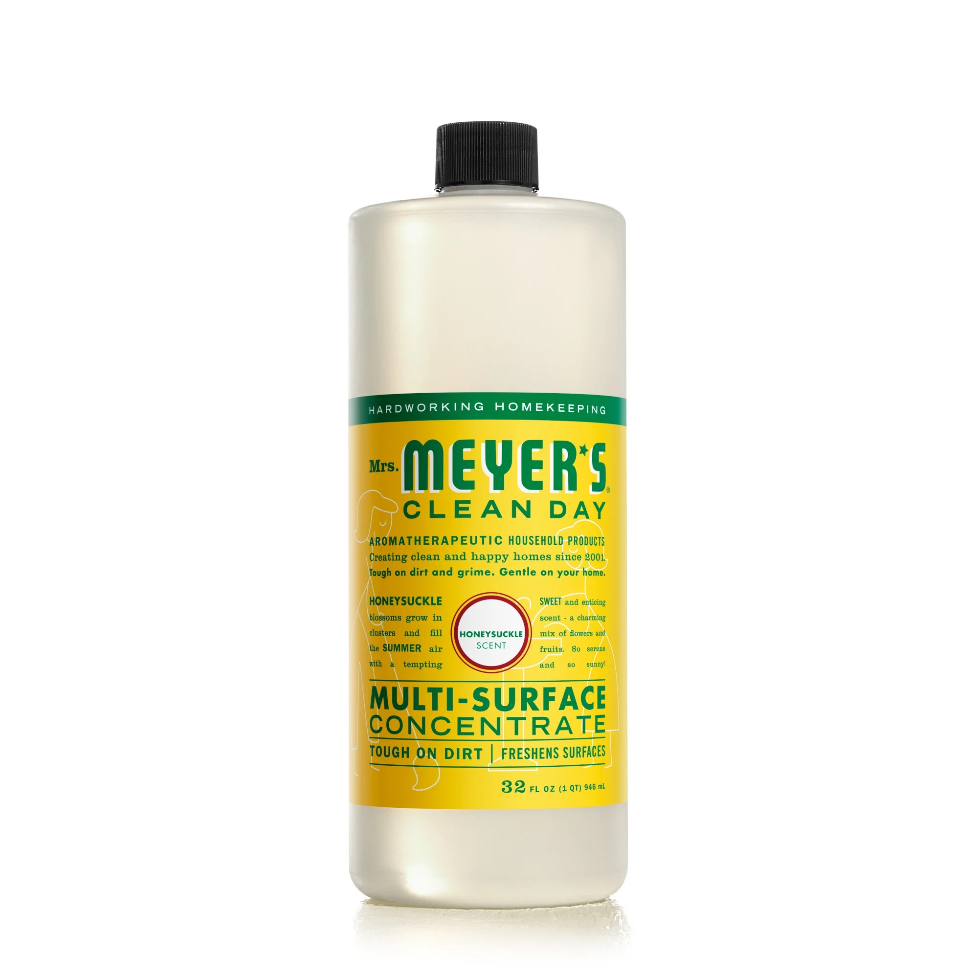 Mrs. Meyer's Clean Day Multi-Surface Concentrate, Honeysuckle, 32oz | Walmart (US)