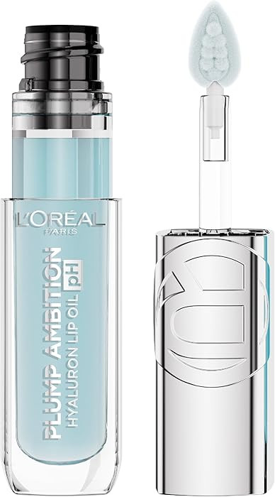 L'Oreal Paris Plump Ambition pH Hyaluron Lip Oil, Color Shifting Lip Tint with 24HR Hydration, Vo... | Amazon (US)