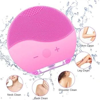 Esponja Mini Elétrica Massageadora Para Limpeza Facial Pink | Amazon (BR)