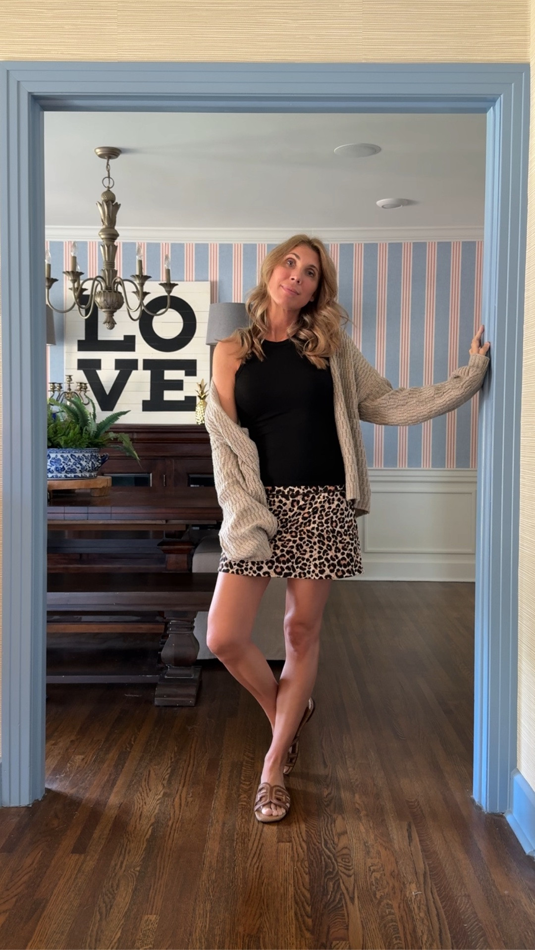 (Post contains gifted product)

I put this cardigan on and it was an immediate favorite. It’s chunky and cozy and the color is so versatile - it comes in other colors too though! It’s perfect for chilly nights, cold restaurants, and will be so pretty for fall.

I did size up to a medium for a more relaxed fit and it’s great. 

I’m wearing a medium in the black tank also. 

Oversized cardigan | Amazon finds | outfits over 40 | easy summer outfits

#LTKOver40 #LTKootd