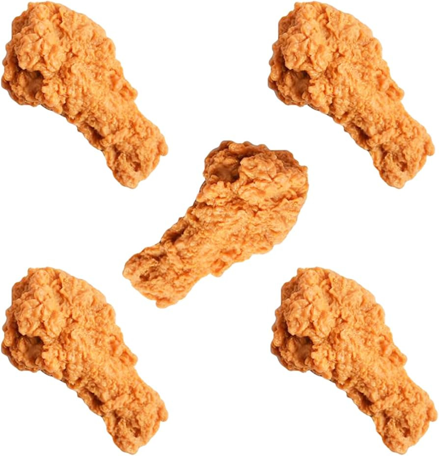5 Pcs Simulated Chicken Legs Fake Food Model Simulated Model Lifelike Fake Fried Chicken Kitchen ... | Amazon (US)