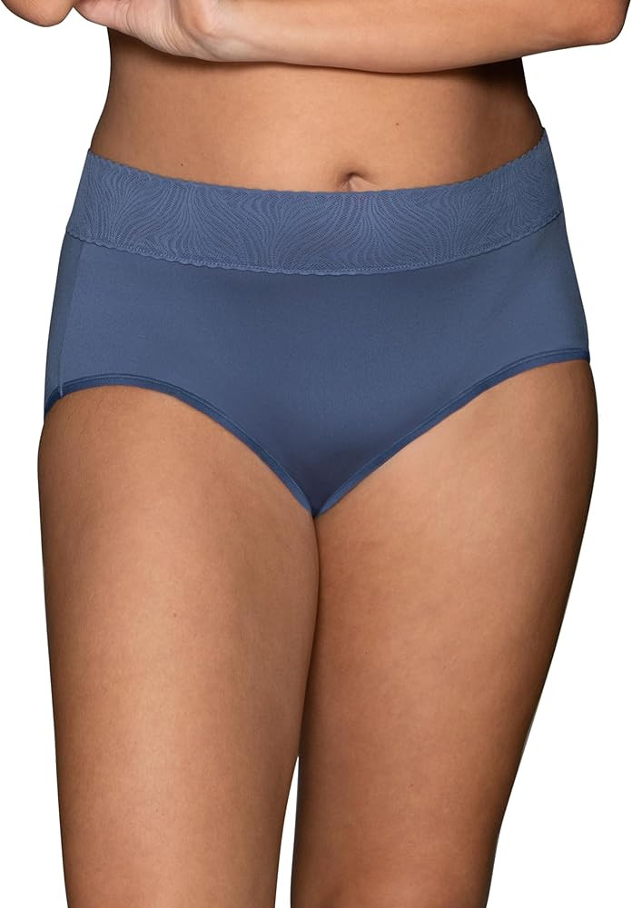 Vanity Fair Women's Effortless Panties for Everyday Wear, Buttery Soft Fabric & Lace | Amazon (US)
