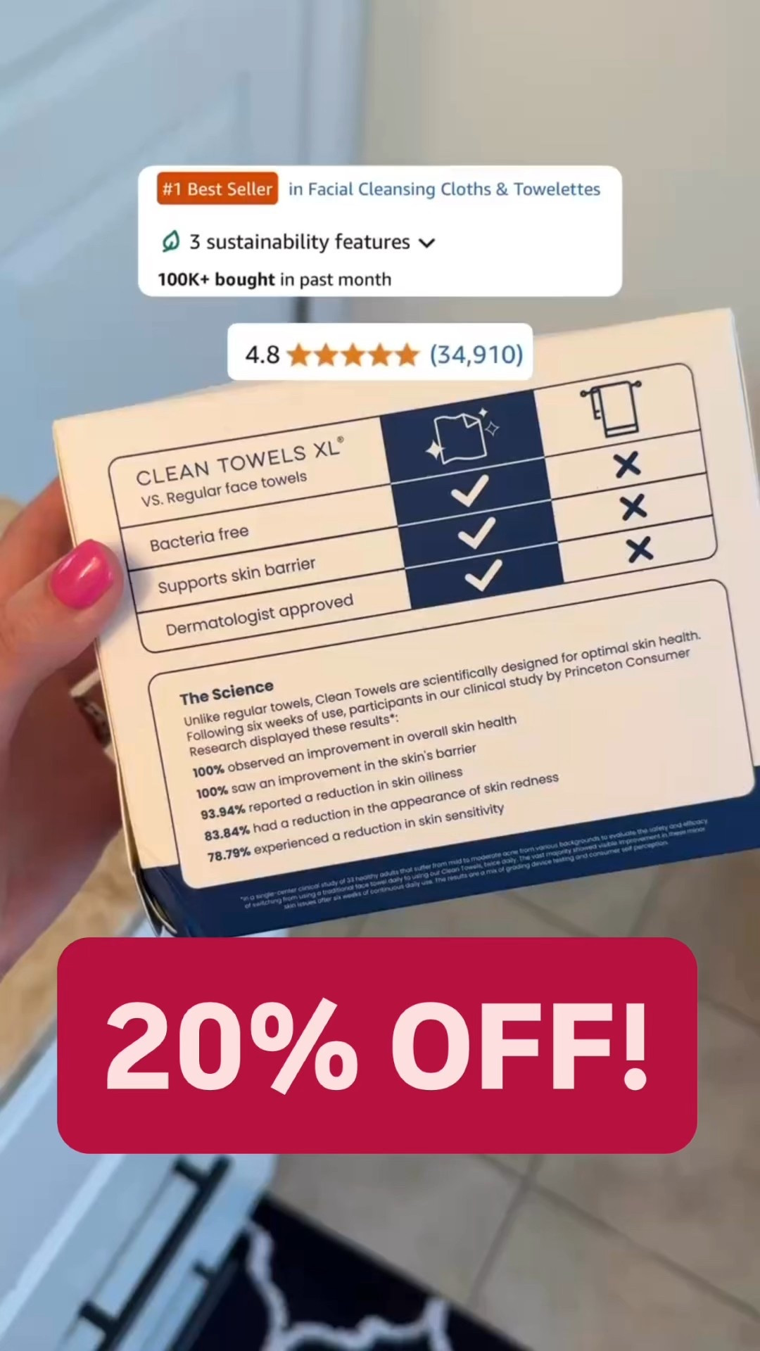 My favorite clean skin towels on sale for Amazon prime day - 20% off! 

#LTKSaleAlert #LTKBeauty