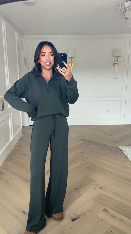 2023 Most Loved! Spanx Air Essentials - wearing size small half-zip and size small tall in wide leg pants (I’m 5’8”) code NENAXSPANX to save


Loungewear 
Lounge set 
Casual outfit 
Athleisure 

#LTKstyletip