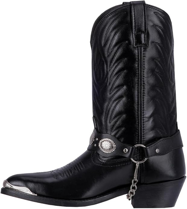 Laredo Mens Tallahassee Pointed Toe Dress Boots Mid Calf - Black | Amazon (US)