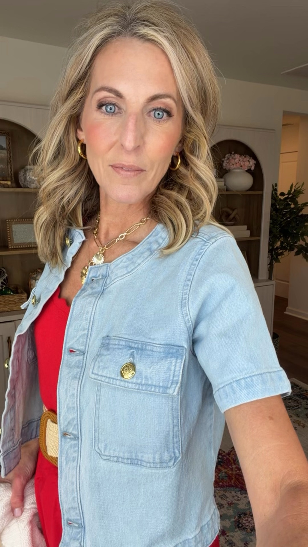 One dress, six ways ❤️ This new Free Assembly Walmart dress is $32 and I styled it multiple ways using pieces all under $30. From wearing it alone with a belt to layering with sweaters, cardigans, and button downs… this one does it all. Easy outfits, more mileage, less spending.

Comment DRESS and I’ll send you the link. Wearing a size extra small in the dress – size small and all tops… everything linked including first outfit  

Walmart style, Walmart, fashion, Walmart spring