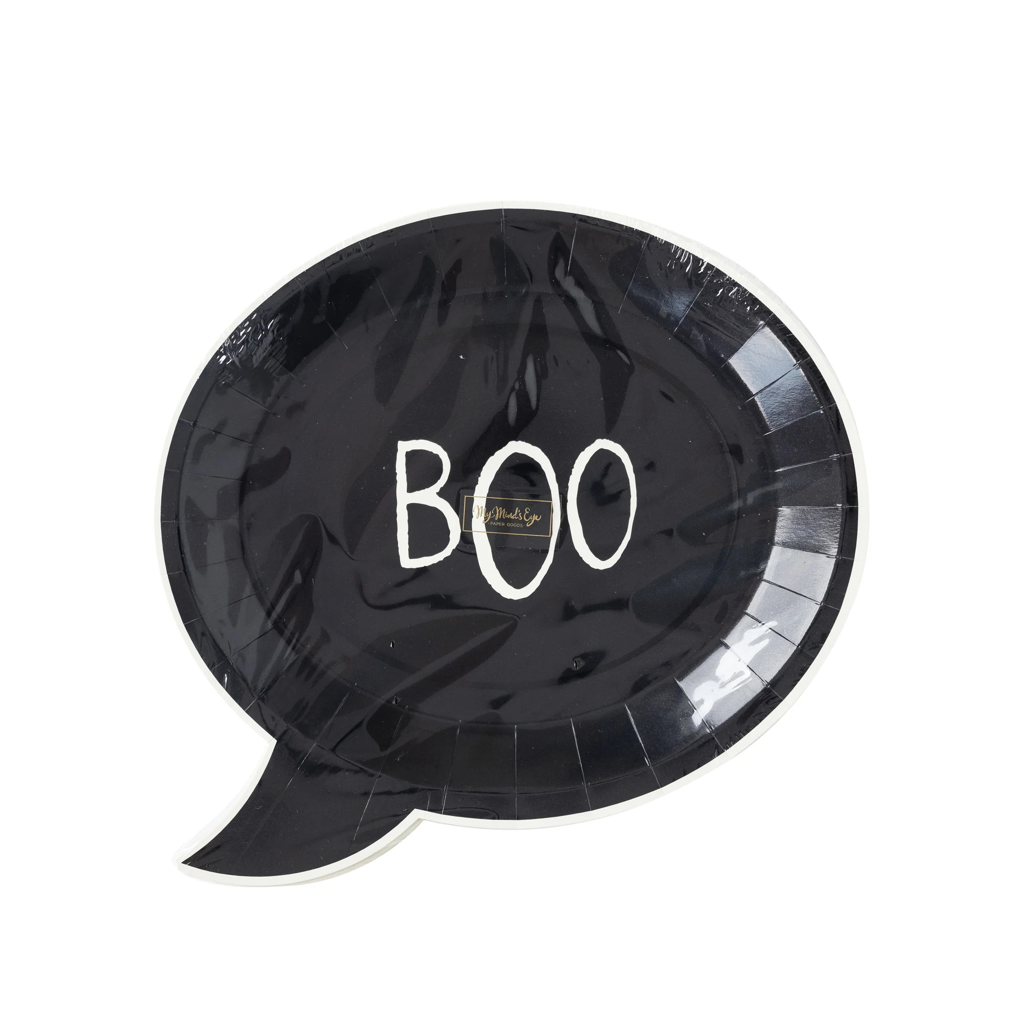 Frank & Mummy Boo! Shaped Paper Plate | My Mind's Eye