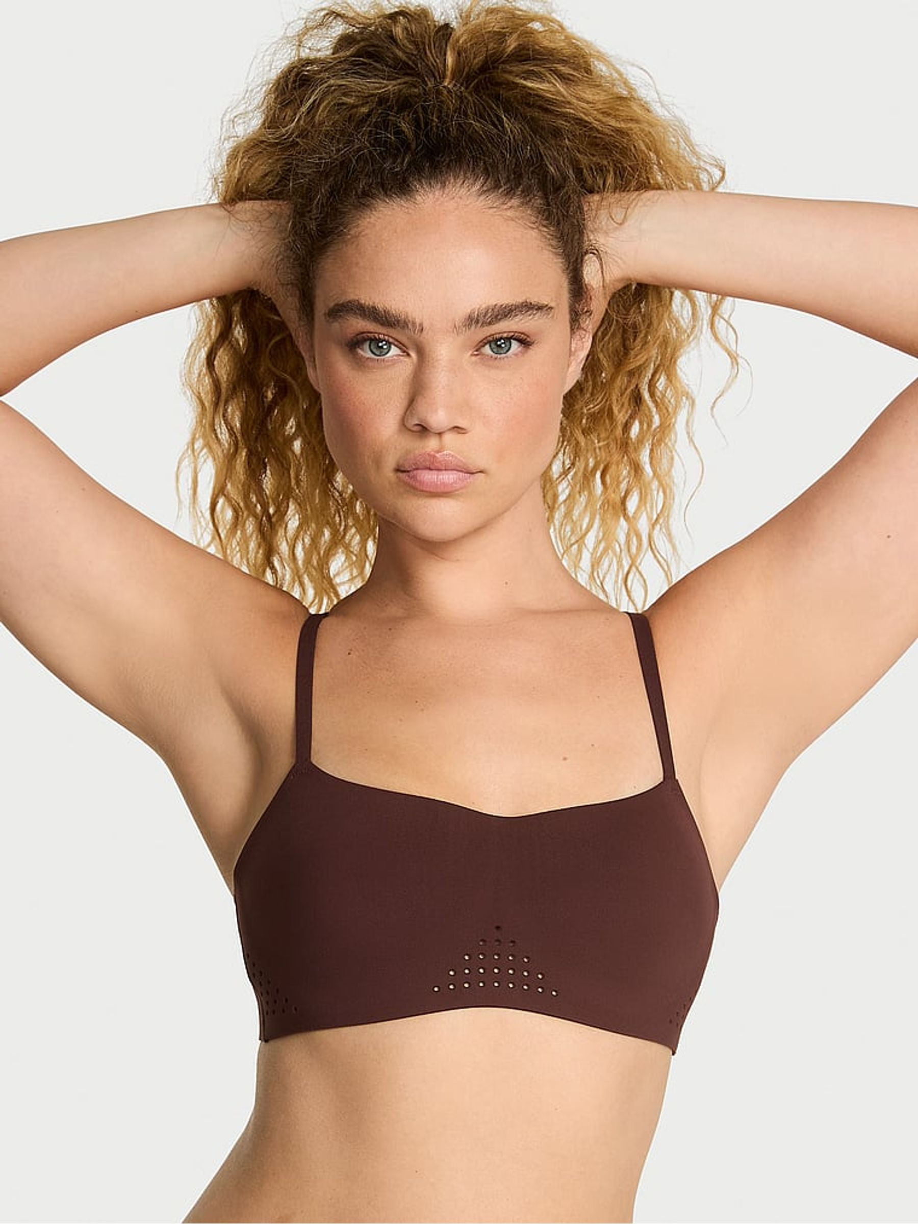Ganache Brown Featherweight Light™ Sports Bra | Victoria's Secret UK