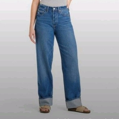 Universal Thread Women's Mid-Rise Baggy Jeans Classic 90's Vintage Straight Fit  | eBay | eBay US