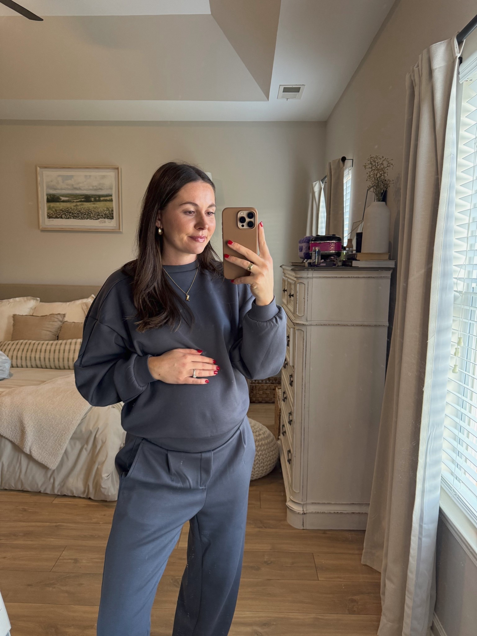 Today’s ootd! Wearing a small in both pieces 🤍

#LTKootd #LTKBump #LTKmomlife