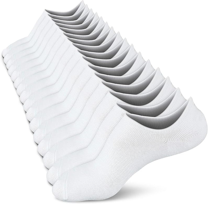 wernies No Show Socks Women Low Socks Non Slip Flat Boat Line 4/8 Pairs | Amazon (US)