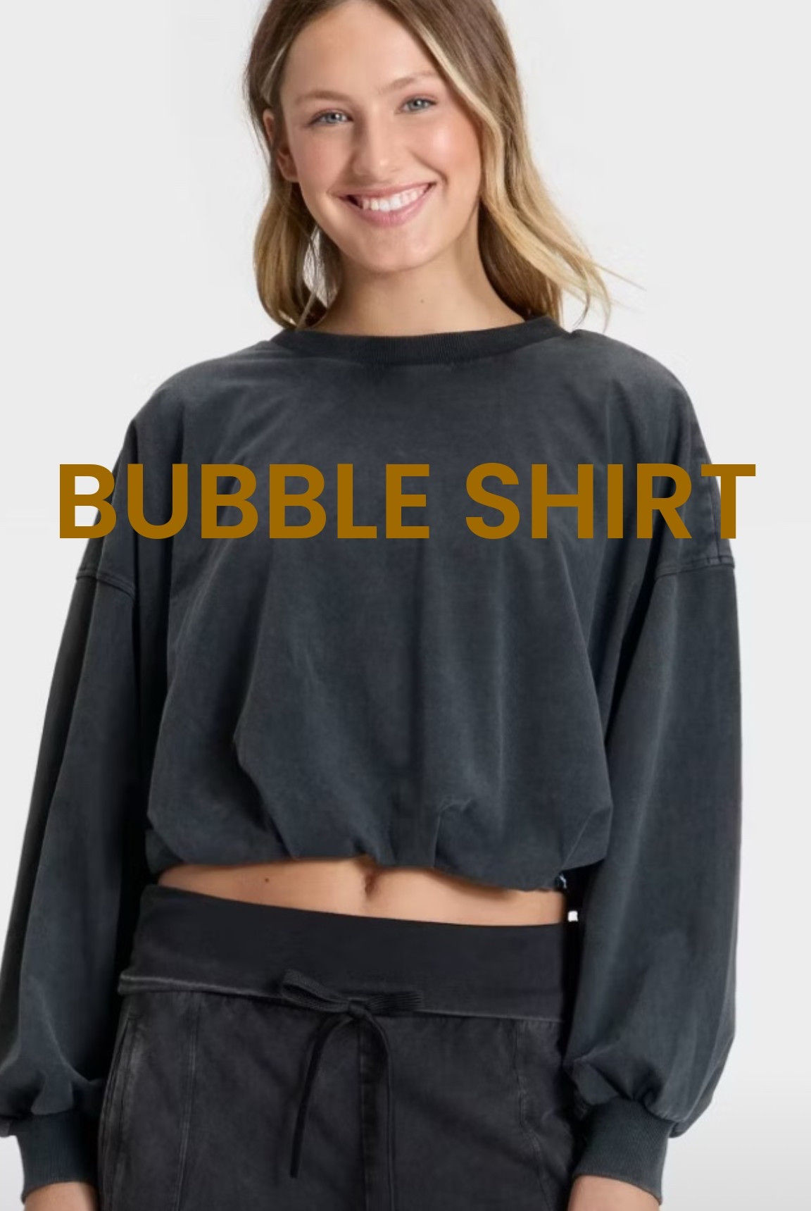 Bubble hem long sleeve shirt for women! 

Women’s Bubble shirt
Womens bubble hem shirt
Target bubble shirt for women


#LTKFindsUnder50 #LTKGiftGuide #LTKActive