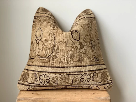 ADRIANNA Pillow  Turkish Kilim Pillow Cover  Vintage  - Etsy | Etsy (US)