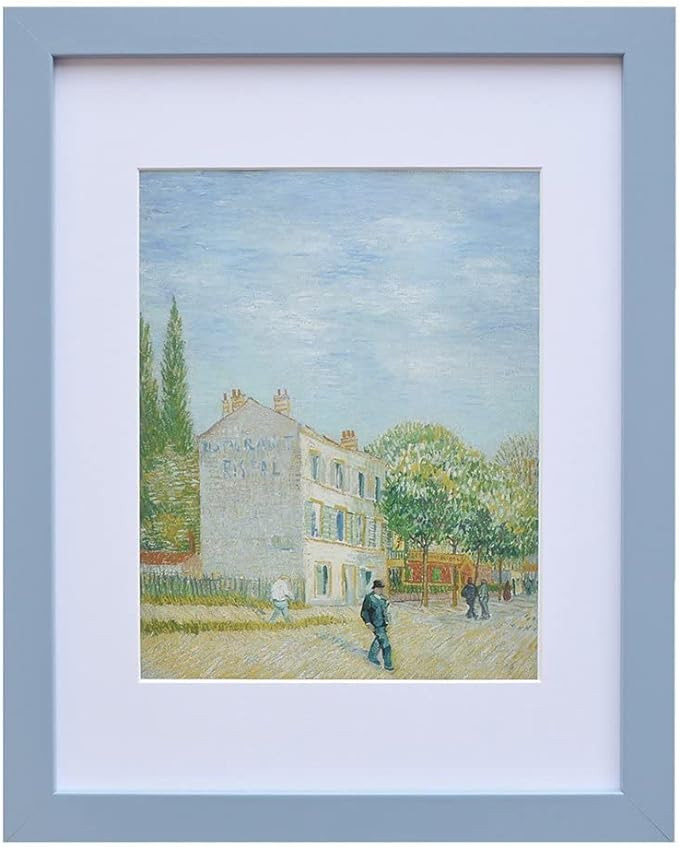 Muzilife 11x14 Wood Picture Frame Flat Display Pictures 8x10 with Mat or 11x14 Without Mat for Wa... | Amazon (US)