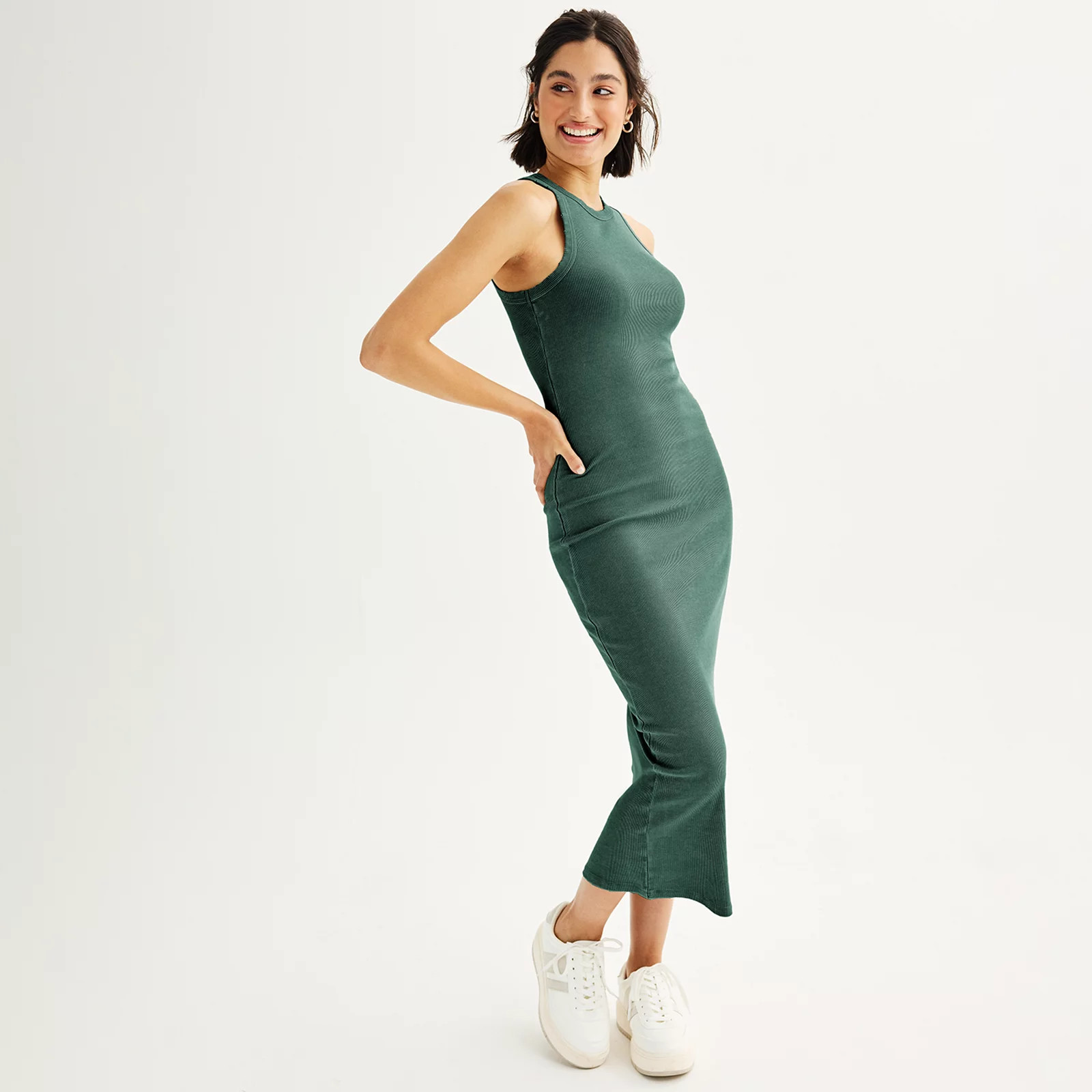 Juniors' SO® Rib Knit Maxi Dress, Girl's, Size: Large, Rolling Hills | Kohl's