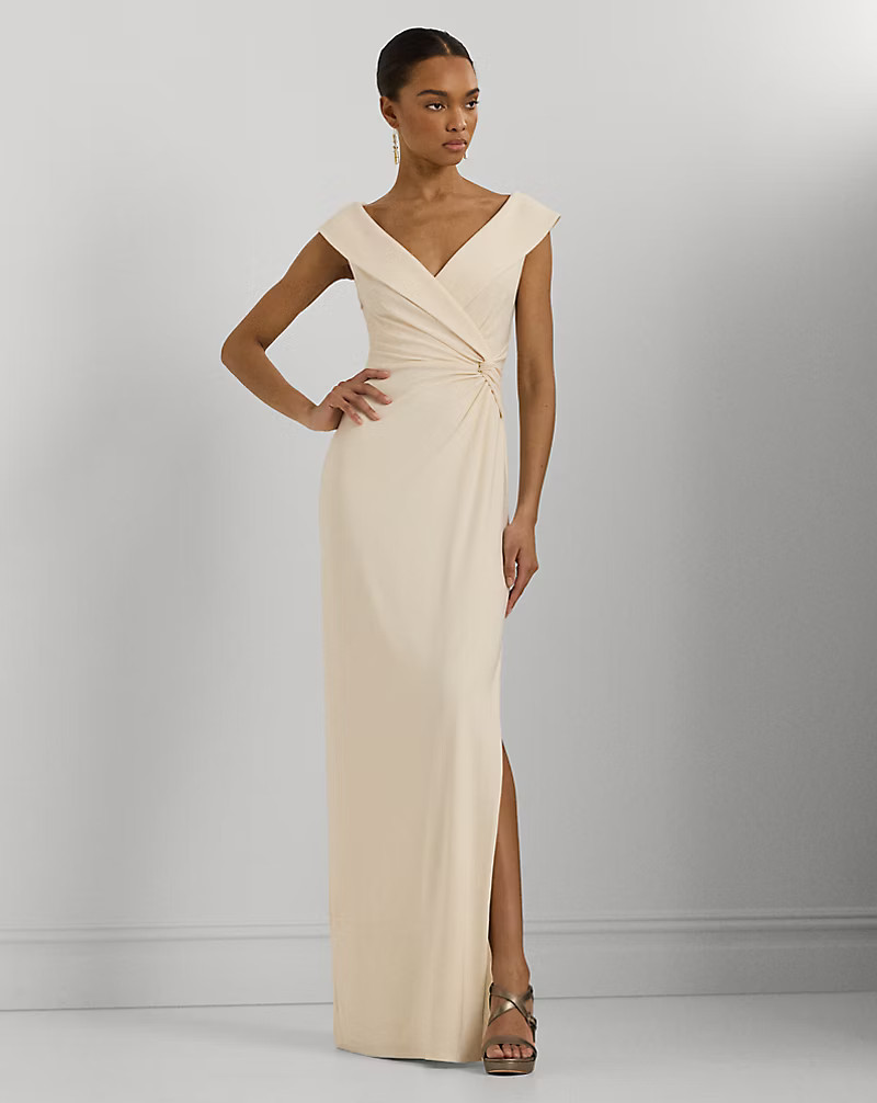 Jersey Off-the-Shoulder Gown | Ralph Lauren (UK)