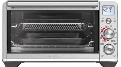 Breville - the Smart Oven Air Fryer Compact, 0.5 Cubic Feet Toaster Oven - Brushed Stainless Stee... | Best Buy U.S.
