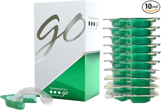 Opalescence Go 15- Prefilled Teeth Whitening Trays - 15% Hydrogen Peroxide - (10 Treatments) Made... | Amazon (US)