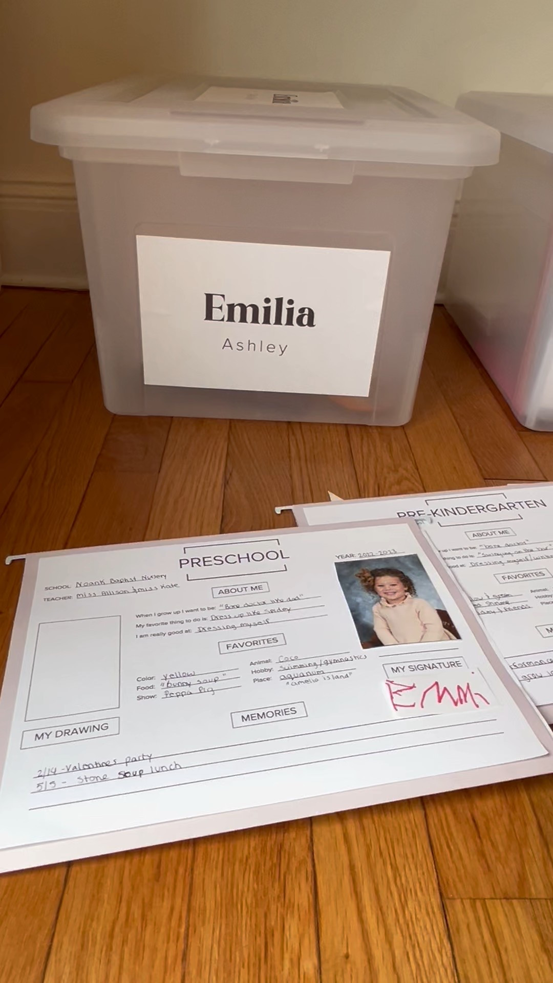 I made the cutest school keepsake boxes for so much cheaper then the pre made ones. Linked everything below. Cost $75 for 3 boxes!!! 

#LTKFindsUnder100 #LTKKids #LTKFamily