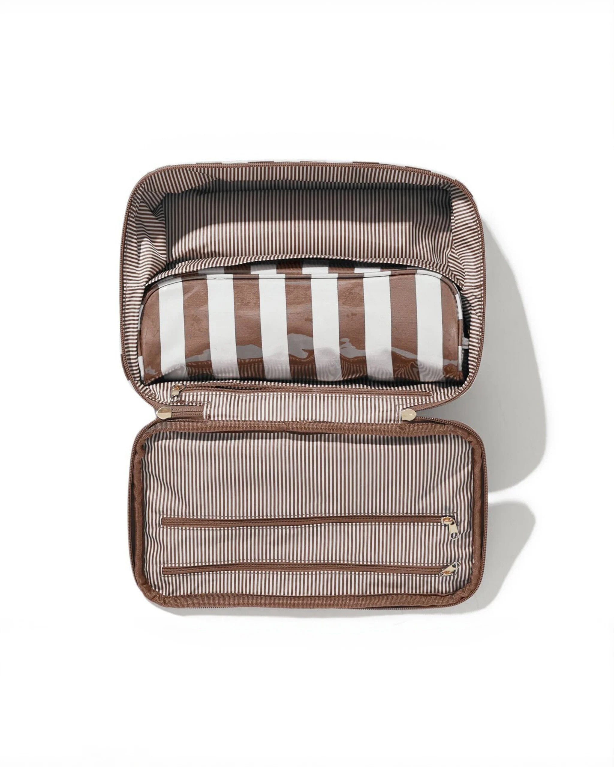 The Cosmetic Set - Mocha/Canvas | KULE (US)