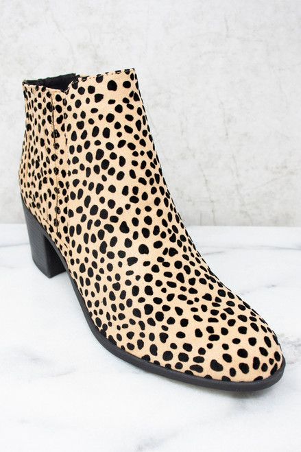 The Kenzie Animal Print Booties | The Pink Lily Boutique