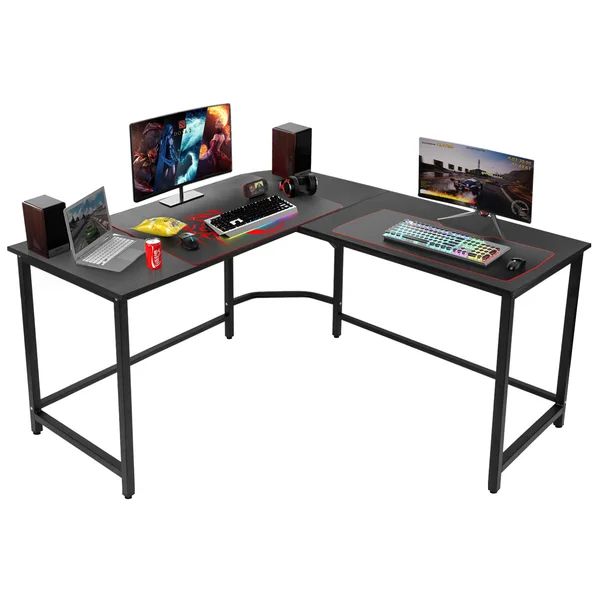Eniana L-Shaped Computer Desk Office Set | Wayfair North America