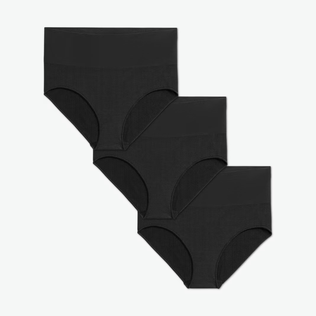 Women's Ribbed Seamless High Rise Hipster 3-Pack | Bombas