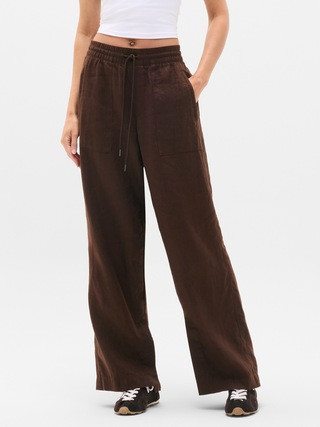 Retreat Linen High Rise Wide Leg Pant | Athleta