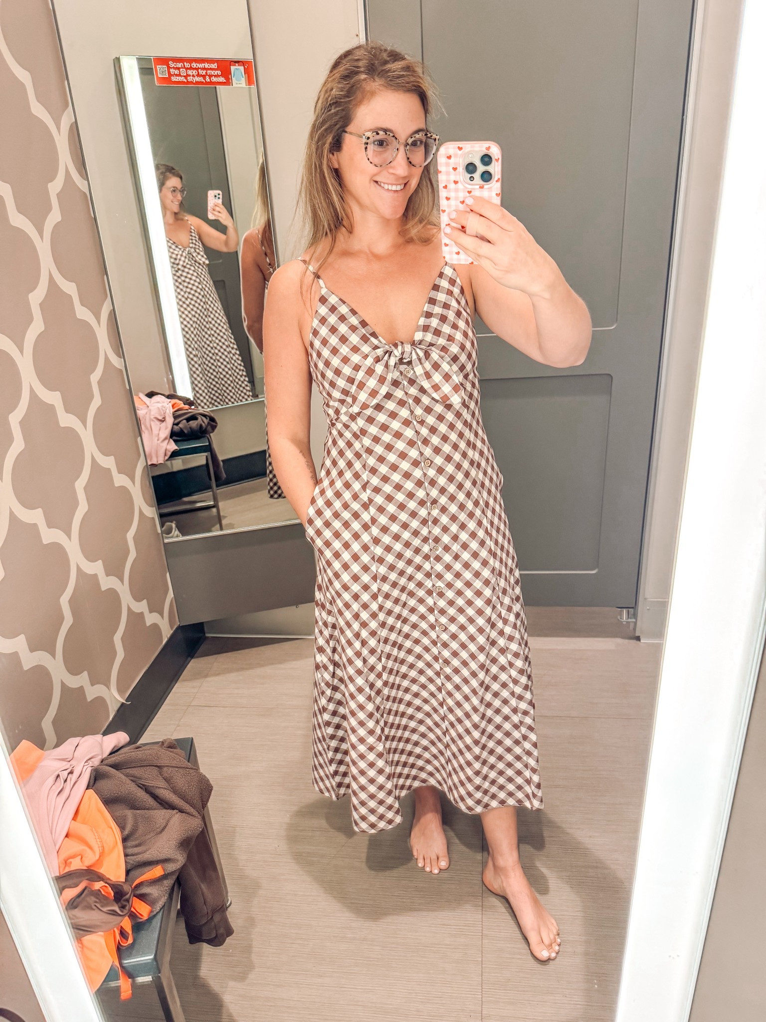 Brown gingham maxi dress

#LTKootd #LTKSeasonal #LTKSaleAlert