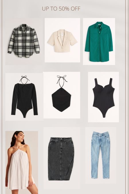 Abercrombie End of Summer Sale up to 50% off 
Flannels, bodysuits, curve denim, dresses, button downs 

#LTKsalealert #LTKU #LTKSeasonal