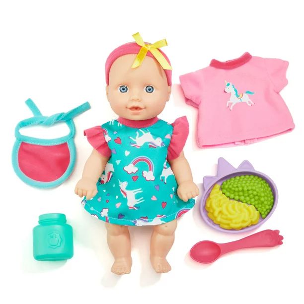 Kid Connection Mini Doll Playset, Blue Eyes, Light Skin Tone - Walmart.com | Walmart (US)