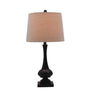 Fangio Lighting 28 in. Genie Bottle Metal Table Lamp in Oil Rubbed Bronze W-1553ORB - The Home De... | The Home Depot