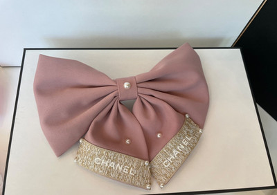 New Chanel Hair bow W Pillow Box | eBay US