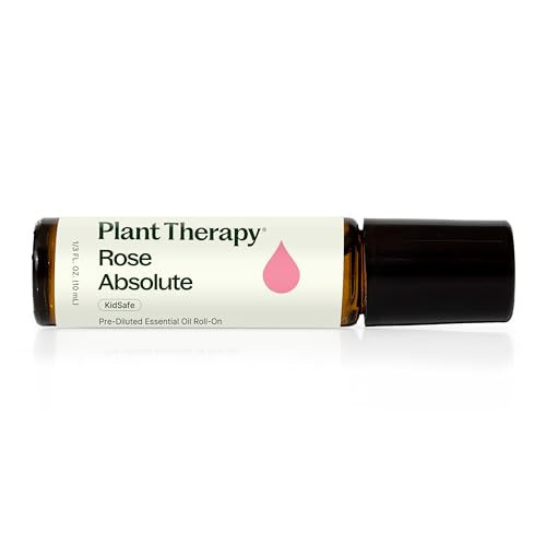 Plant Therapy Rose Absolute Pre-Diluted Essential Oil Perfume Roll-On 10 mL (1/3 oz) 100% Pure, Natural Aromatherapy, Therapeutic Grade | Amazon (US)