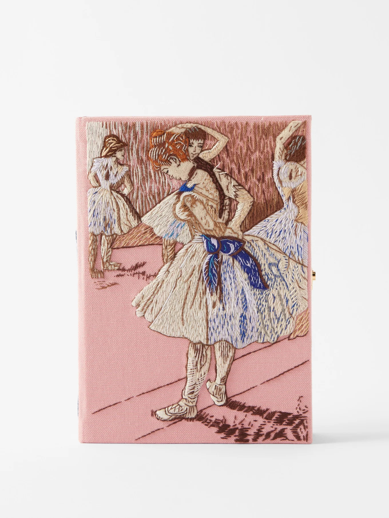 Edgar Degas embroidered book clutch bag | Olympia Le-Tan | Matches (US)