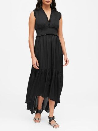 Soft Satin Maxi Dress | Banana Republic (US)