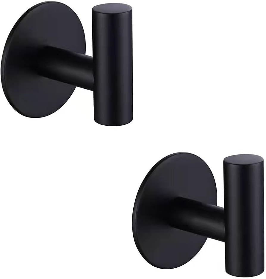 Self Adhesive Hooks 304 Stainless Steel heavy duty hangers without nails for Bathrooms Kitchen Li... | Amazon (US)