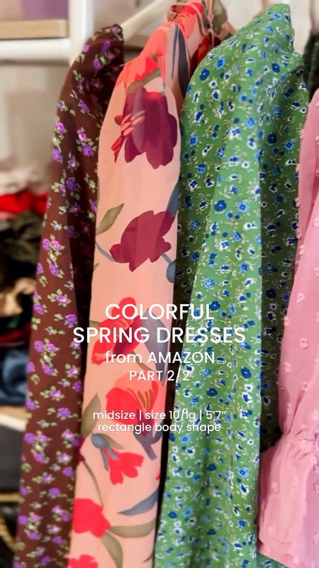 Colorful spring dresses from Amazon / Easter dresses / Bridal Shower Dresses / Amazon Find / Amazon Fashion

#LTKSeasonal #LTKfindsunder50 #LTKstyletip
